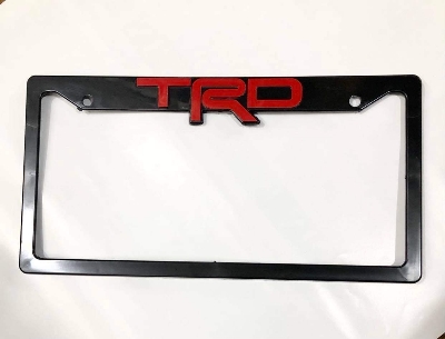 Picture of 2 Pcs TRD Car Number Plate Frame For Toyota