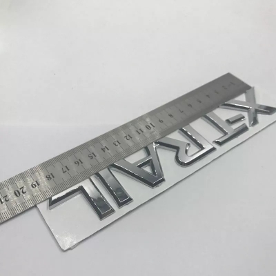 Picture of Car Stickers and Decals 3D Chrome Sticker X Trail Xtrail Emblem Badge Letters Rear Tail Sticker For Nissan X-Trail Auto Styling