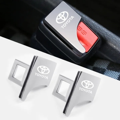 Picture of 2Pack Car Seat Belt Clips Alarm Stopper Hidden Seat Belt Buckle Alarm Stopper Suitable For Car