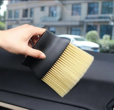 Picture of 1pc Dust Removal Brush Air Conditioner Outlet Car Wash Dust Artifact Dust Removal Brush Cleaning Tooel Soft Brush