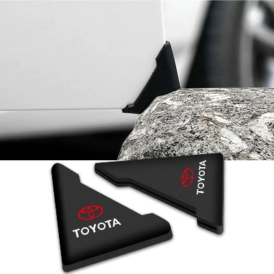 Picture of 2PCS Car Door Corner Cover Bumper Protector Sticker For Toyota