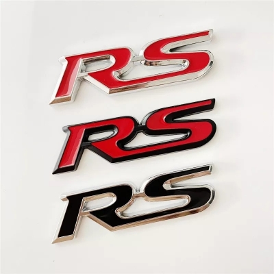 Picture of 1 Pcs 3D Metal RS Logo car emblem