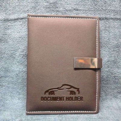 Picture of CAR DOCUMENTS HOLDER-BLACK/Chocolate, CAR PAPER BAG, DOCUMENT COVER, CAR DOCUMENTS POUCH, Vehicle Document holder, Ike or Car Document Holder or Paper Holder-BLACK