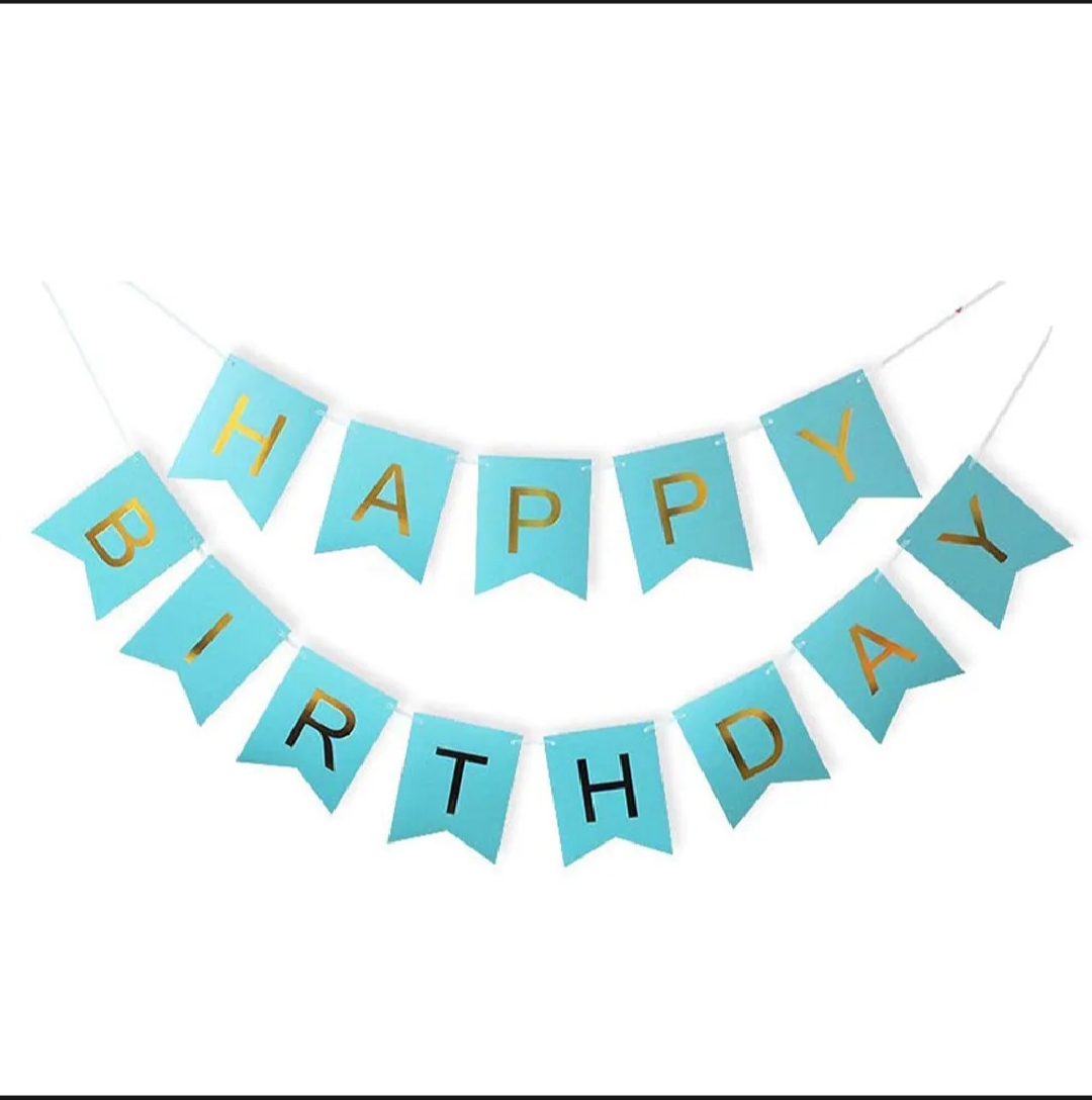 Picture of Happy Birthday Banner for Birthday Party Supplies, Happy Birthday Party Supplies