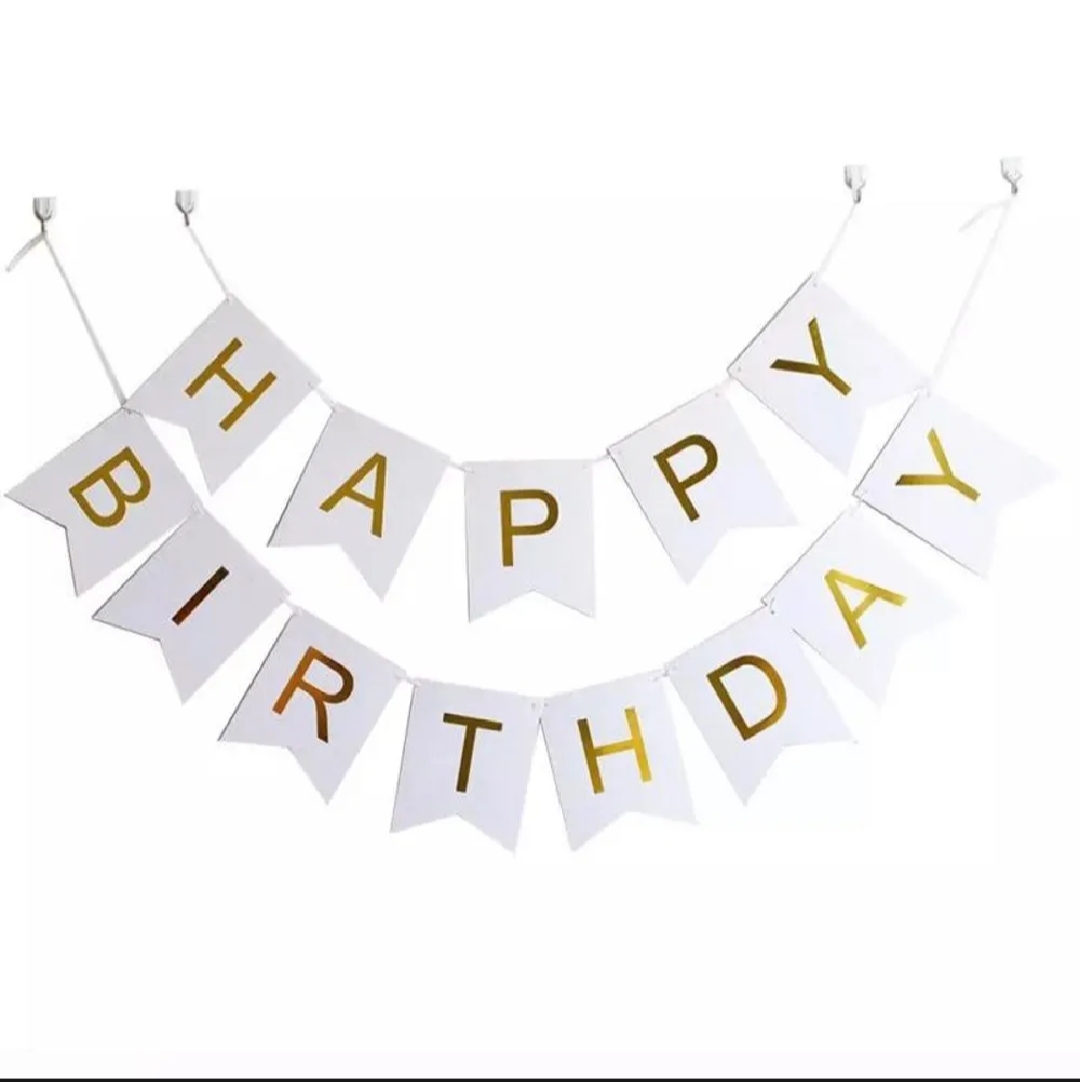 Picture of Happy Birthday Banner for Birthday Party Supplies, Happy Birthday Party Supplies