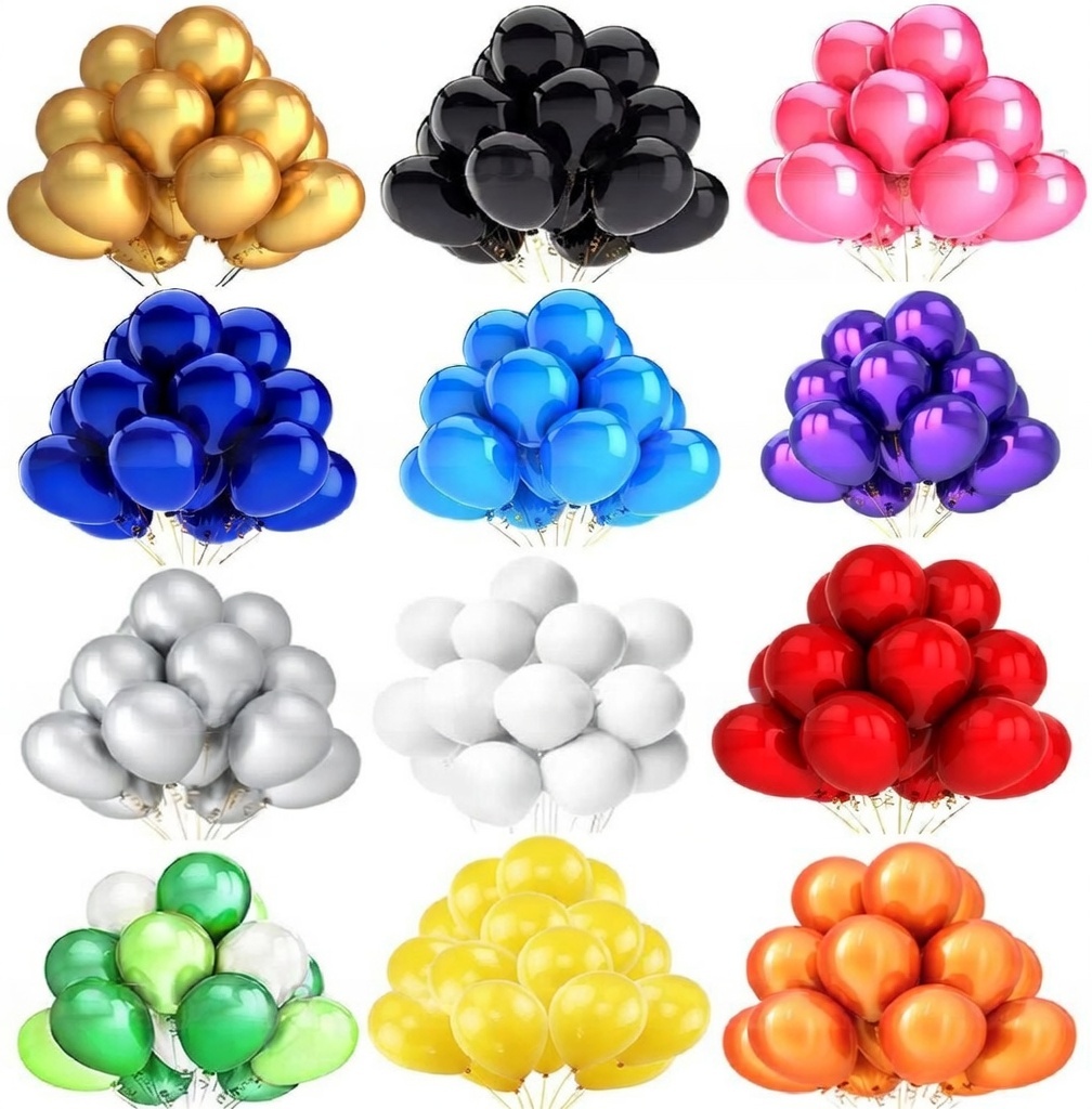 Picture of 5pcs Flower Balloon Clip Flower Balloon Clips Birthday Party Balls Clip Balls - Gold