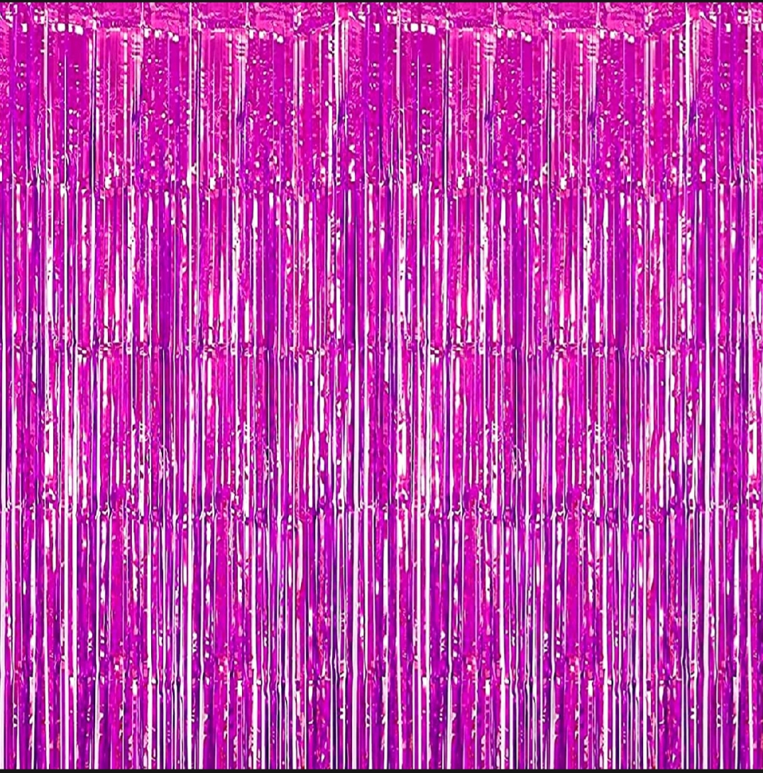 Picture of Foil Metallic Backdrop Curtains For Background Decoration