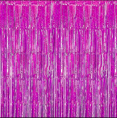 Picture of Foil Metallic Backdrop Curtains For Background Decoration