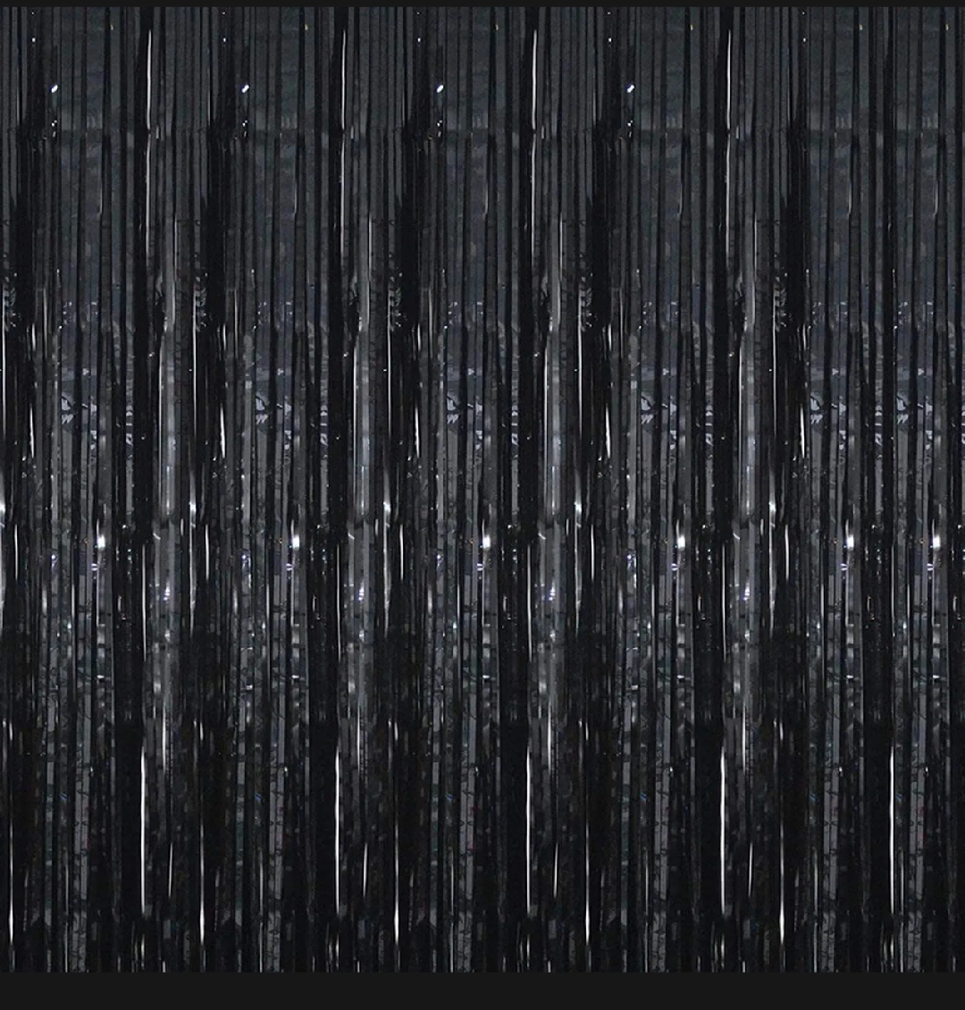 Picture of Foil Metallic Backdrop Curtains For Background Decoration