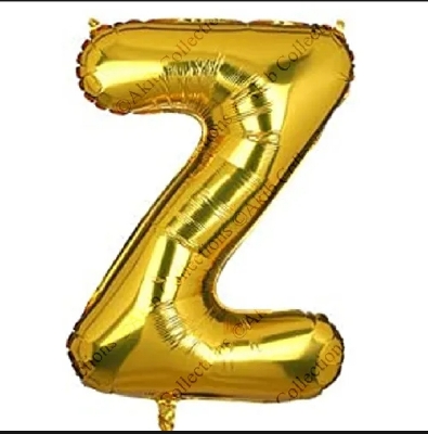 Picture of Alphabet Foil Balloon for Customize Name - Silver