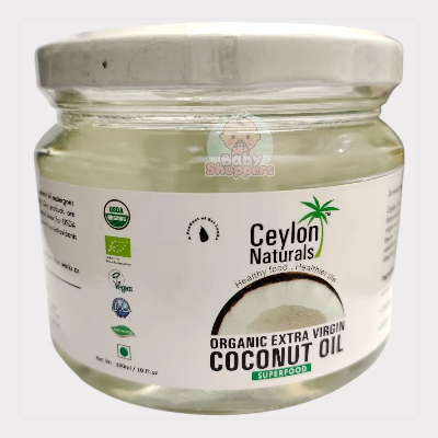 Picture of Ceylon Naturals Organic Extra Virgin Coconut Oil Raw Unrefined Cold Pressed (Srilanka) 300ml
