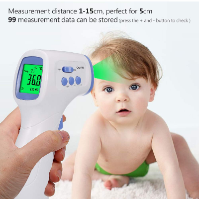 Picture of Digital Infrared Thermometer Temperature Gauge Object Non Contact Temperature Measurement Device 4 Setting Modes 99 Memories ℃ and ℉