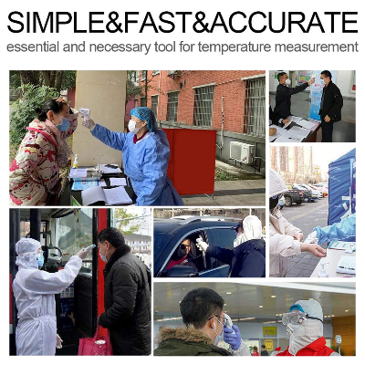 Picture of Digital Infrared Thermometer Temperature Gauge Object Non Contact Temperature Measurement Device 4 Setting Modes 99 Memories ℃ and ℉