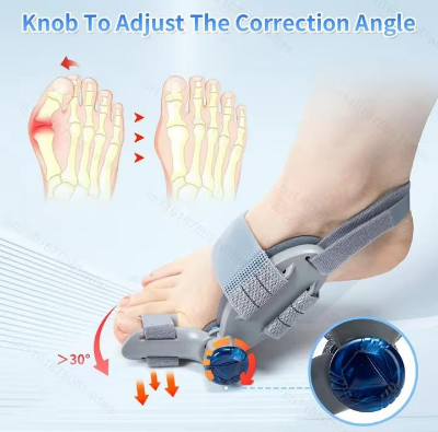Picture of Bunion Corrector for Women & Men Big Toe: Adjustable Bunion Fix for Big Toe Separation Pain Relief - Orthopedic Bunion Splint with Straightener for Toes Alignment Hallux Valgus Correction