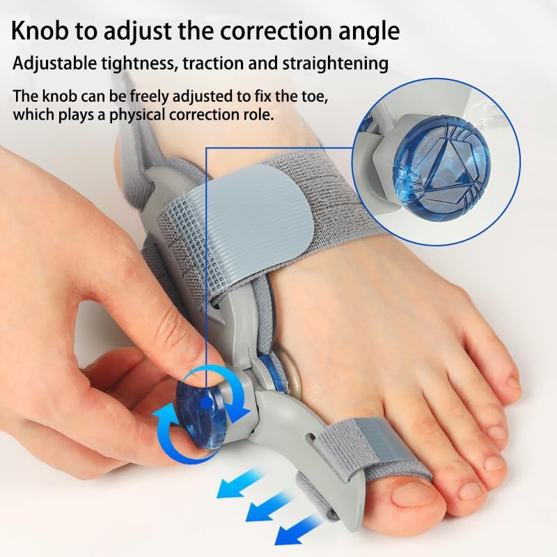 Picture of Bunion Corrector for Women & Men Big Toe: Adjustable Bunion Fix for Big Toe Separation Pain Relief - Orthopedic Bunion Splint with Straightener for Toes Alignment Hallux Valgus Correction