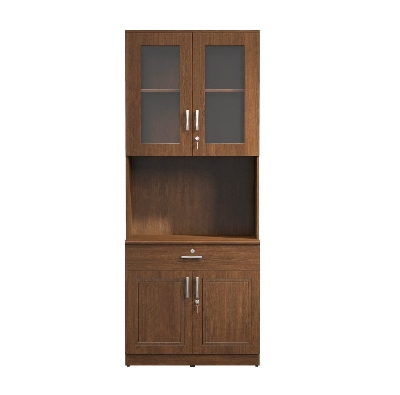 Picture of CNC Design Kitchen Cabinet / Kitchen Rack / Microwave Oven & Condiment Racks/ Kitchen Cabinet / Crockery Rack - Antique