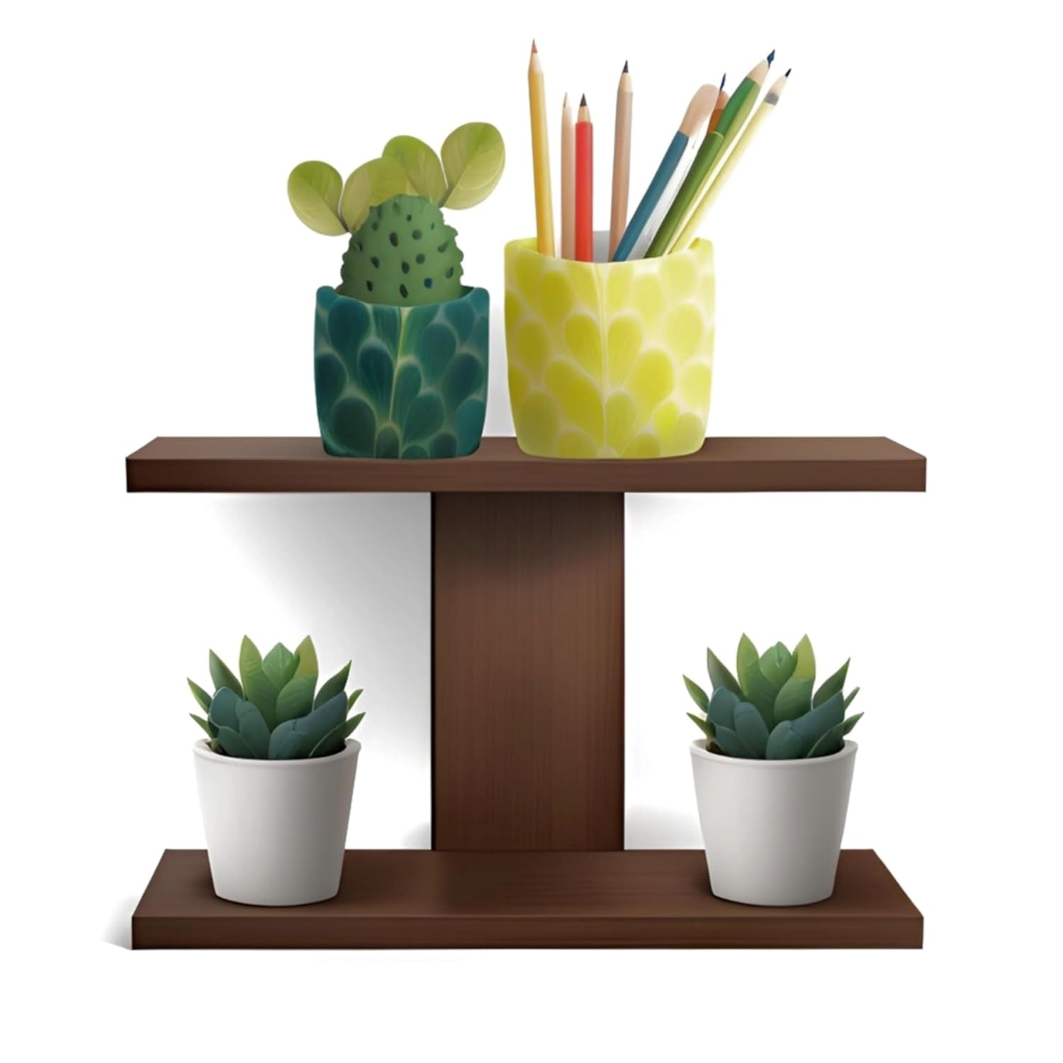 Picture of Simple Wall Shelf For Living Room - White