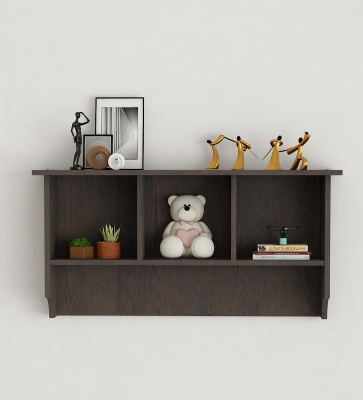 Picture of Engineered Wood Wall Decor Floating Shelf Display Rack Decorative Hall Décor for Living Room Home Furniture