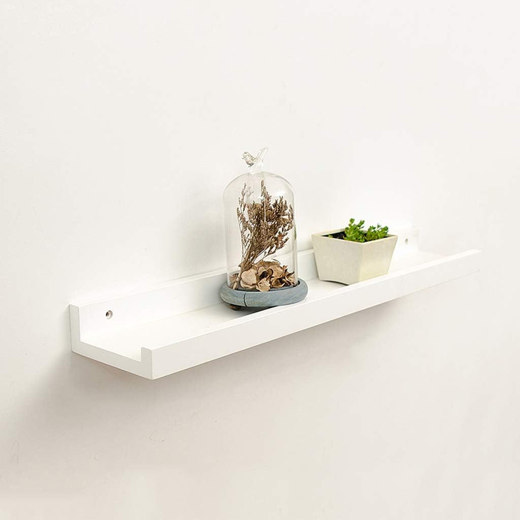 Picture of Wall Shelf, Vintage Floating Shelf, Hanging Shelves Wall Mounted for Photos, Decorations for Bedroom, Living Room, Bathroom, Kitchen, Office