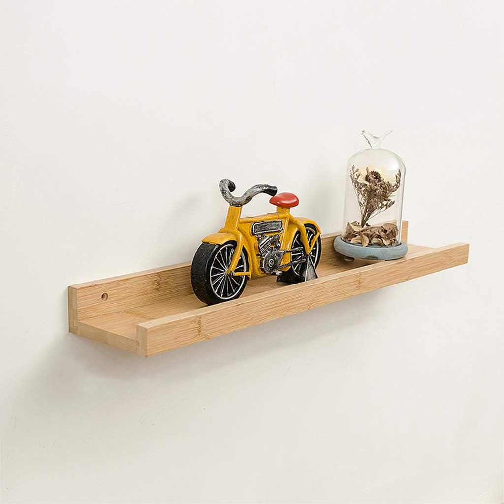 Picture of Wall Shelf, Vintage Floating Shelf, Hanging Shelves Wall Mounted for Photos, Decorations for Bedroom, Living Room, Bathroom, Kitchen, Office