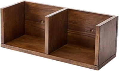 Picture of Floating Shelves Wall Shelf Solid Wood Wall Hanging Bookshelf Living Room Bedroom Wall Decoration Rack Multi-Cell Storage Rack