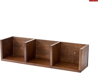 Picture of Floating Shelves Wall Shelf Solid Wood Wall Hanging Bookshelf Living Room Bedroom Wall Decoration Rack Multi-Cell Storage Rack