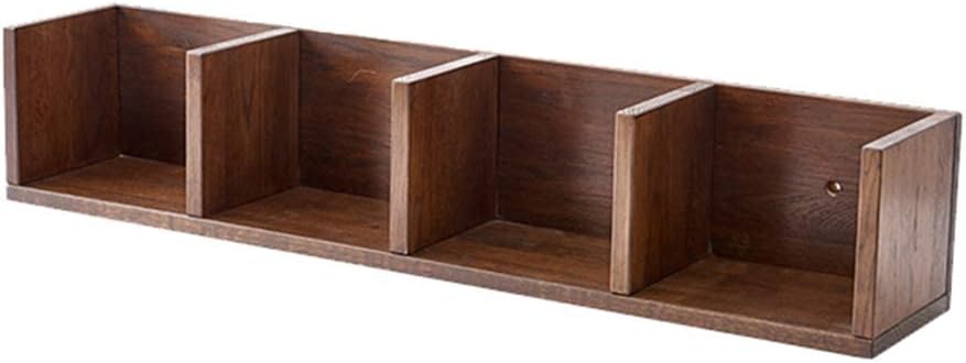 Picture of Floating Shelves Wall Shelf Solid Wood Wall Hanging Bookshelf Living Room Bedroom Wall Decoration Rack Multi-Cell Storage Rack