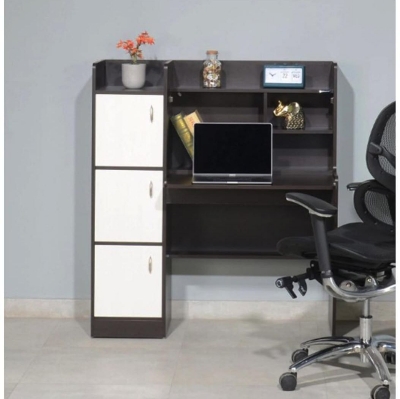 Picture of Luxieur Engineered Wood Laminated Board Study Table with Multi-Purpose Table Desk for Students, Computer Table for Bedroom & Office Wood Study Table 48X42"