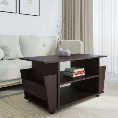 Picture of Center Table with Shelf Stoareg for Home Living Room | Rosewood Tea Table | Sofa Teapoy Table for Home (Anntique)- 18X30X16" - Antique