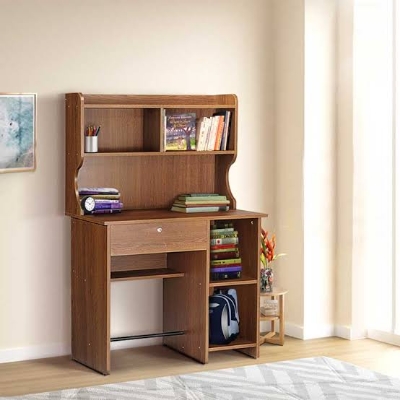 Picture of Luxieur Engineered Wood Laminated Board Study Table with Multi-Purpose Table Desk for Students, Computer Table for Bedroom & Office Wood Study Table 54X36"