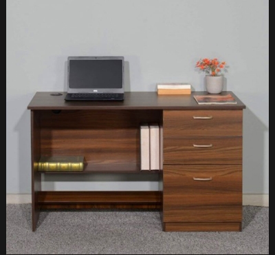 Picture of Premium Built Quality Study & Office Table | Computer Desk, Office Table for Students, Adults, Professionals | 2 Drawers and 1 Cabinet and 1 storage Shelf 30x36x20