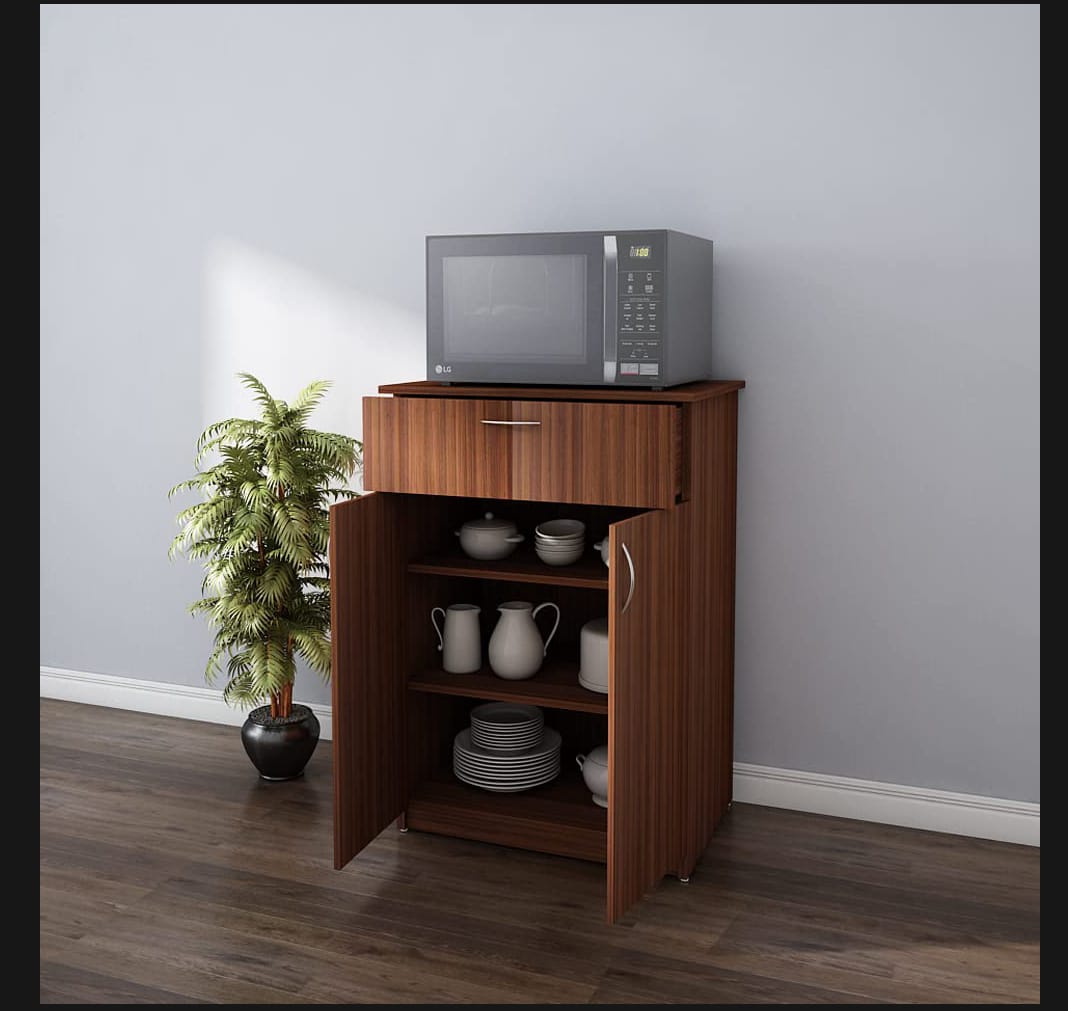 Picture of Betel Multi-Purpose Kitchen Storage Oven Rack- Perfect For Kitchen Cabinet Organization, Optimize Your Kitchen Space With Multi-Purpose Kitchen Storage Cabinet Design by Moumi Furniture 36x24x12"