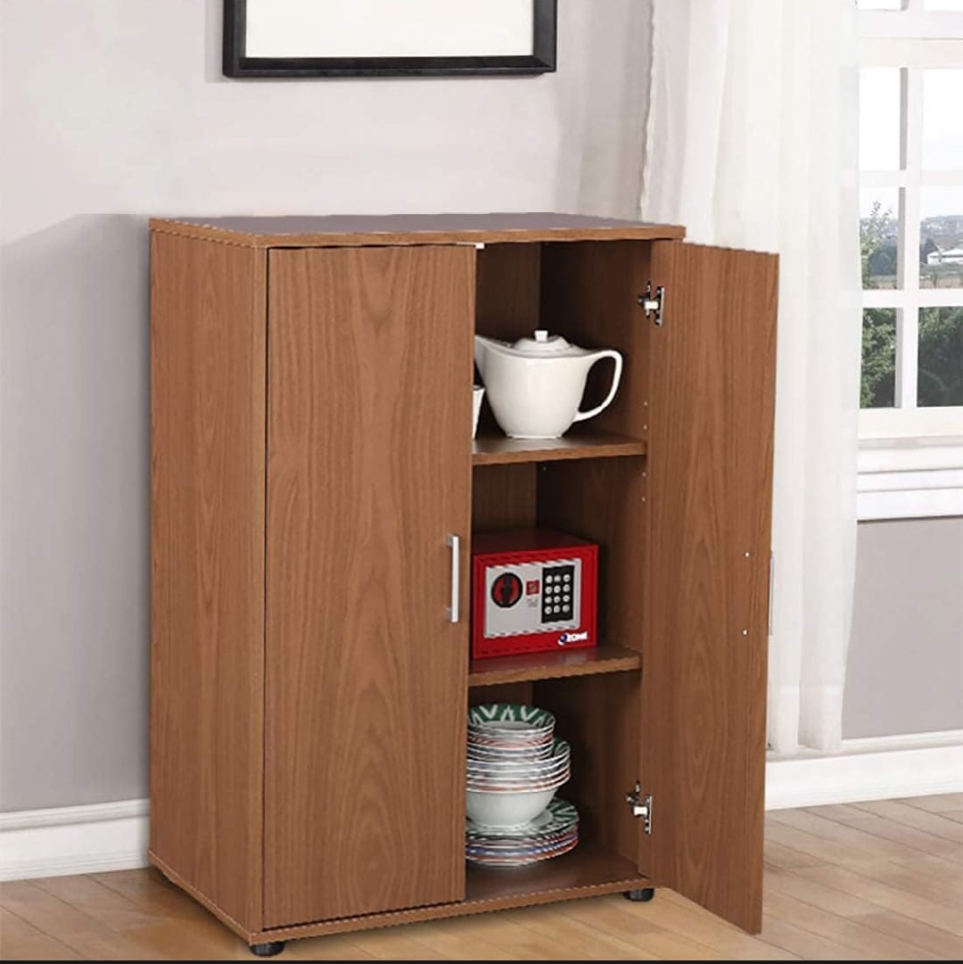 Picture of Multipurpose Side Board Cabinet-Storage Cabinet 2 Doors Cupboard | Multipurpose Storage Cabinet for Kitchen and Living Room or Office use 36X24X12" - Antiq