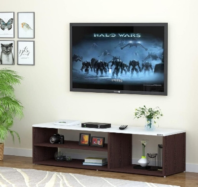 Picture of Skyler TV Entertainment Unit | TV Cabinet | TV Entertainment Center Table | Display Storage Cabinet Rack 42X16X12