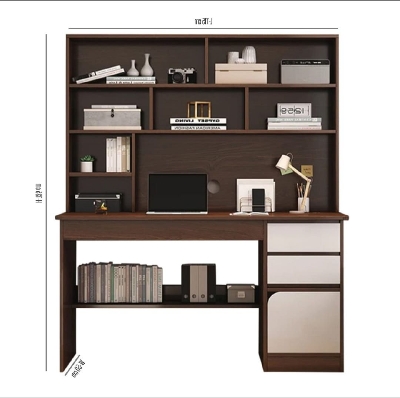 Picture of Study Desk/Computer Table Study Office Laptop Desk Home Office/Study Table/Laptop Table With Drawer - Chocolate