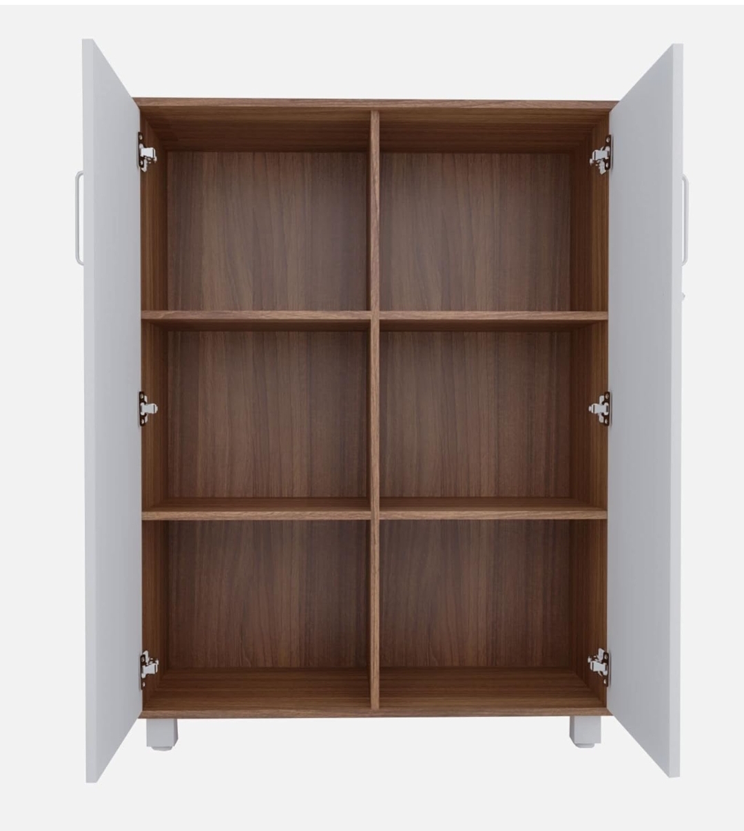 Picture of Moumi Furniture Engineering wood 2 Door Multipurpose Cabinet/Bookshelf/Organiser/Cupboard/Almari/Wardrobe for Home/Kitchen/Office/Living Room 