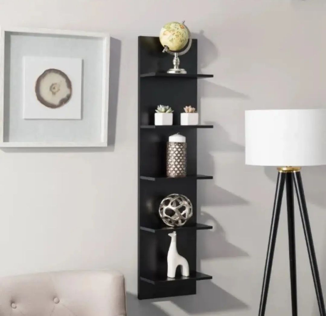 Picture of 5 Layer Wall Mounted Wooden Shelves – Storage Racks