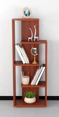 Picture of Wall Mounted Rack For Home। Bookshelf। Storage Cabinet - Cherry