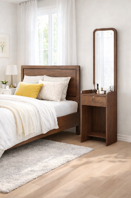 Picture of Meraj Furniture Nifty Niche - Superb Quality -MDF Dressing Table with Drawers - Furniture & Decor - Express Yourelf