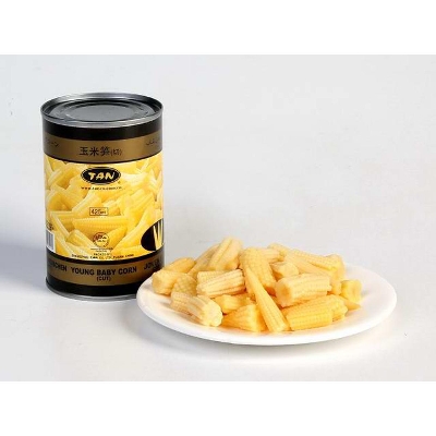 Picture of Tan  young baby corn 465g