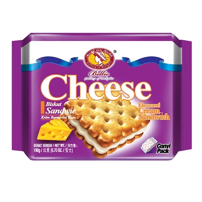 Picture of Bellie Cheese Cream Sandwich Biscuit 190gm
