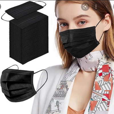 Picture of (3 Box)Black Surgical Masks, 150Pcs 3 Box