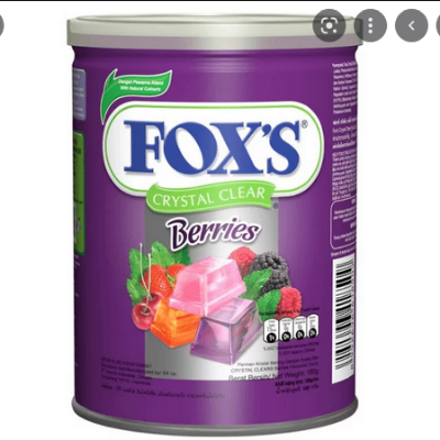 Picture of FOX'S Crystal Clear Berries Candy - 180g