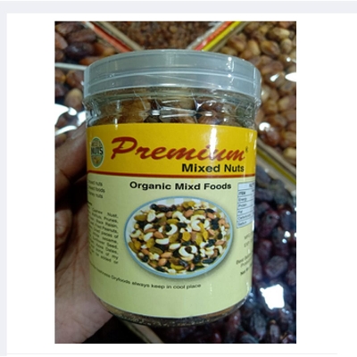 Picture of Organic Mixed Nuts jar 300 gm