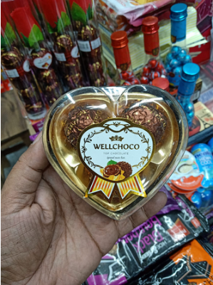 Picture of wellchoco Love Chocolate box 3pcs (38g)