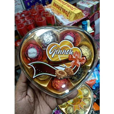 Picture of Ginnou Chocolate Heart Shape Box 88g (8pcs)
