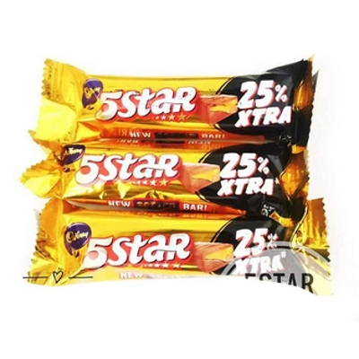 Picture of 5 Start Chocolate Bar - 4 Pieces