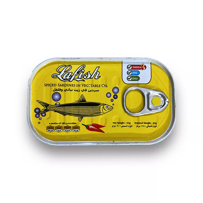 Picture of La fish Sardines In Vegetable Oil  Canned Fish 125 gm