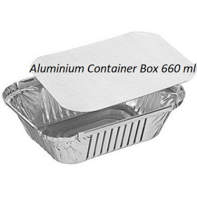 Picture of Aluminium Foil Container Box 660Ml 50 Pcs - Box