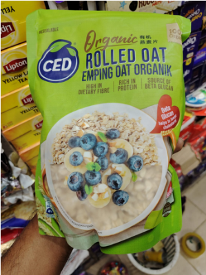 Picture of CED ORGANIC ROLLED OATS 450gm